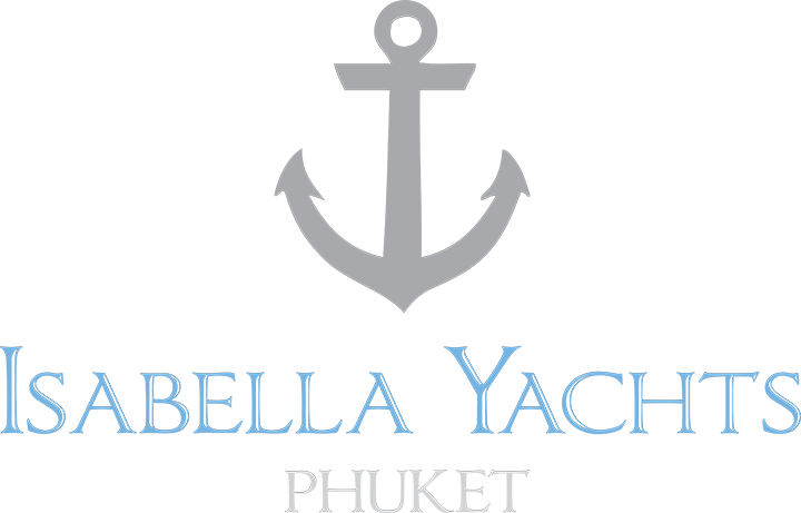 Isabella Yachts — anchor mark and serif wordmark
